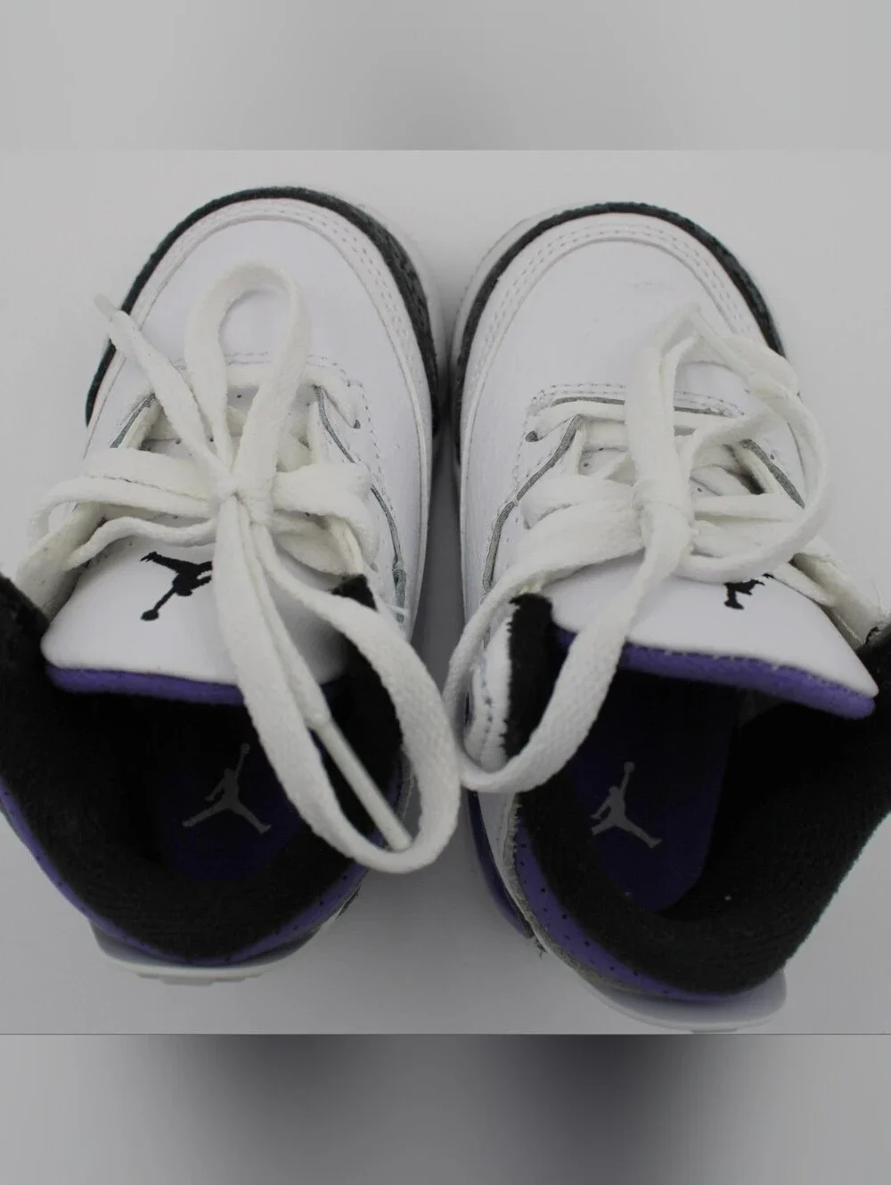 Jordan 3 Retro TD Dark Iris White Purple Size 5C